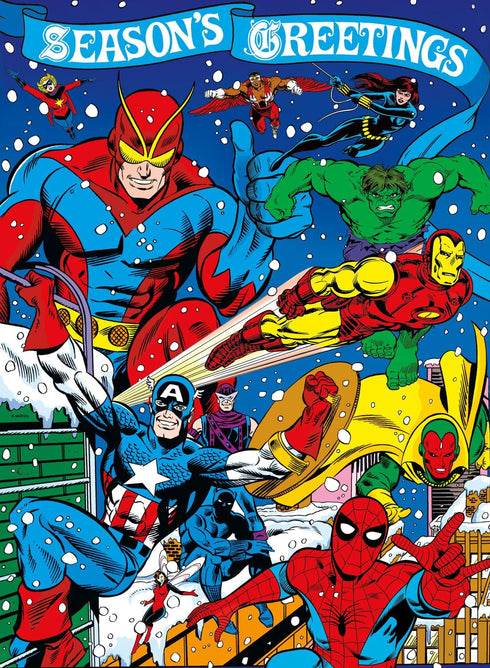 Buffalo Games - Marvel - Season's Greeting - 100 Piece Jigsaw Puzzle for Families