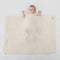 Knitted Baby Blanket, 100% Cotton Receiving Swaddle Crib Stroller Blanket, Shower Gift for Newborns, 40 x 31 (Oatmeal