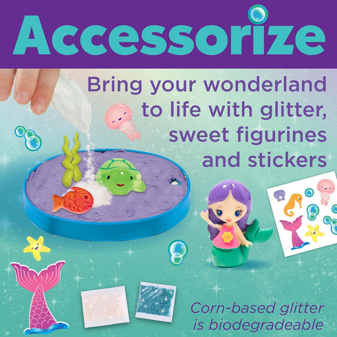 2 6+) Creativity for Kids Make Your Own Water Globes: Mermaids Kit | Sculpt, Decorate & Shake DIY Snow Globes | Fun