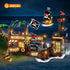 Set 3 Set, 781PCS 6-12+ HOGOKIDS Pirate Ship House Building with LED Light - Style Modes Pirate Wharf Supply Center