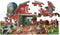 Melissa & Doug Busy Barn Shaped Jumbo Floor Puzzle (32 Pieces, 2