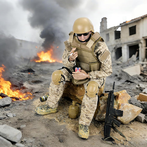 12 Inch Set, 1/6 Set NB01 Action Figures Military Scale Action Figures with Weapons and Accessories