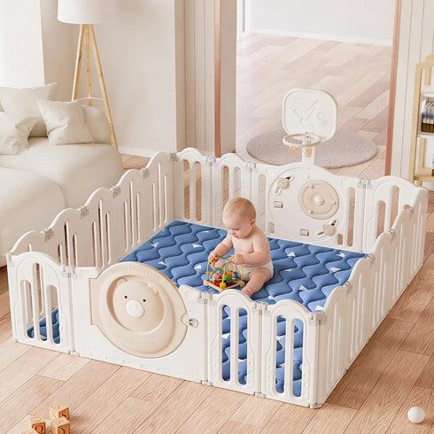 79" 71", Premium Foam Baby Play Mat for Floor X Extra Large Soft Thicker Playmats for Babies, Toddlers, Infants