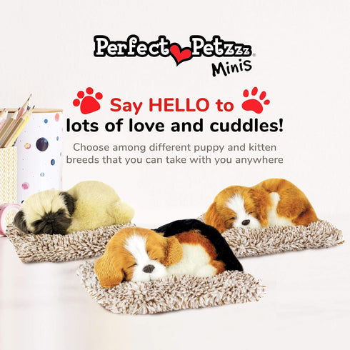 Mini Beagle, Realistic Stuffed Interactive Plush Toy, Electronic Pets Companion Pet Puppy with Synthetic Fur