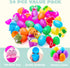 24 Set, JOYIN Pcs Prefilled Easter Eggs with Sea Animal Plush Toy Mini Ocean Toys Creatures Stuffed Keychain for Kids