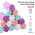 Cute Castle 16 Pack 9" 9", White+Pink+Purple+Frozen Ultra-Soft Baby Washcloths, - by Gentle on Sensitive Skin for Face