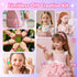 8-12, 1200 6 7 8 9 10 11 12 13 Bracelet Making Kit Gift for Girls Ages Colorful Elastic Cloth Rubber Loom Bands Weaving