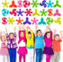 BATWEET 100pcs Mini Finger Fidget Spinner Toys, Bulk Stress Relief Sensory Toys for Kids Adults, Party Favors