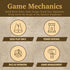 Daily Magic Games Siege of Valeria Board Game - Tower Defense Solo Board Game with Dice Rolling and Combo Cards. Single