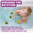 6 Pack Tub Works Construction Trucks Mold Free Bath Toys, | Sealed, No Hole Bath Toys Design Keeps Moisture Out | Soft