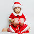 Christmas Baby Silicone Teether Christmas Tree and Bear Teething Ring Christmas Teething Toys Toddler Teething Chew