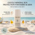 40 Kids Mineral Sunscreen SPF Non-Nano Zinc Oxide Sun Protection with Grass-Fed Tallow, Lightweight No White Cast