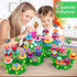 YEEBAY Flower Garden Building Toys for Girls Age 3-7 - STEM Gardening Pretend Toys, Stacking Game, Educational Activity