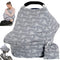 Multi Use Car Seat Canopy Breastfeeding Cover - Baby Stroller and Carseat Cover, Boys and Girls Shower Gifts (Classical