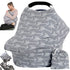 Multi Use Car Seat Canopy Breastfeeding Cover - Baby Stroller and Carseat Cover, Boys and Girls Shower Gifts (Classical