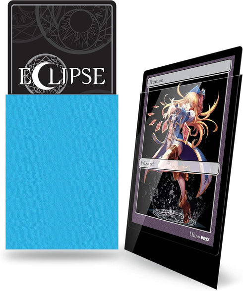 Ultra Pro E-15627 Eclipse Gloss Small Sleeves - 60 Pack in Sky Blue