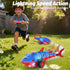 2.4GHz 360 3-6 Laradola Shark RC Toy Car for Kids: Remote Control Vehicle with LED Lights, Spins & All-Terrain Action