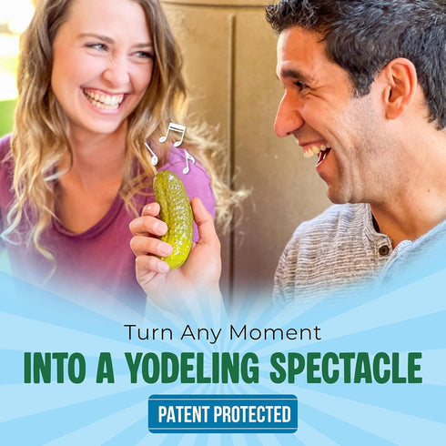 (1 5 Inch) DR DINGUS Yodeling Pickle Pickle - Sings Dill-lightful Musical Yodel Song - Hilarious Laughs - Singing