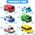 6 JOYIN Pcs Car Bath Toys, No-Hole Sealed Bathtub Toys for Kids, Soft & Non-Toxic Water Vehicles, Squeezable & Floating