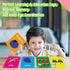 50 (2 Food Flashcards, Double-Sided Cards, Veggies, Fruits, Snacks, Desserts, Grain Cards Educational Learning Tools