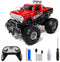 Highspeed entry level red rc monster truck with Light Spray 2.4GHz Upright