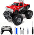 Highspeed entry level red rc monster truck with Light Spray 2.4GHz Upright