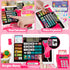 Playset, Kids Cash Register Toy Toddler Prentend Play Store with Real Calculator Cash Register with Scanner/Credit