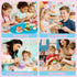 GLANFOIO 12 4-12+ Air Dry Clay for Kids Modeling Clay Kit, Box Model Magic Arts and Crafts for Kids with Tools
