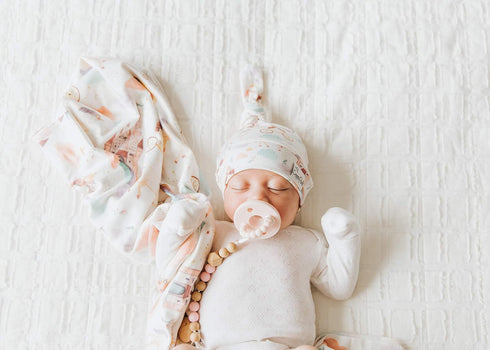 Copper Pearl Enchanted Large Premium Knit Baby Swaddle Blanket
