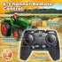 Set 2 3 4 5 6 7 8 FRUSE Remote Control Tractor Toy,RC Tractor & Truck and Trailer,Truck Toys with Rechargeable