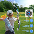 TEMI Kids Bow and Arrow Set - LED Light Up Archery Toy with 10 Suction Cup Arrows, Quiver & Targets for Ages 3-12