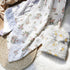 Baby Blankets for Unisex Boys Girls, Super Soft Minky Blankets with Breathable Muslin Cotton Front, Floral Printed