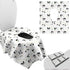 WIPEOUTX Toilet Seat Cover (20 Pack) XL 23x25 Inch Panda Print Toilet Seat