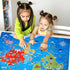 Puzzles,48 3-5,Preschool 4-8 Jumbo Floor Puzzle for Kids,World Map Jigsaw Geography Piece Globe Atlas Puzzle