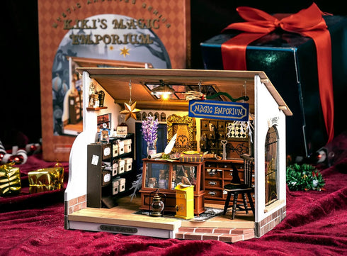 Rolife DIY Miniature Dollhouse Room Kit - Magic Potion Store Diorama Kit DIY Crafts Hobbies for Women/Men Gifts