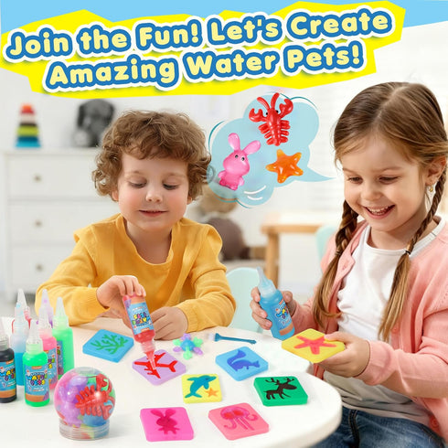 20 24 4 5 6 7 8 9 10 Magic Water Elf Toy Kit, Water Gel Kit Pets, Gels & Molds, Make Your Own Squishies Sensory Toys