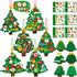 80UncleKimby 60pcs Christmas Crafts for Kids - DIY Xmas Tree Ornaments with