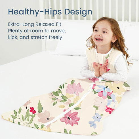 6-12-15 2-Way 0.5 2-Pack Baby Sleep Sack Months Light Wearable Blanket for Babies with Zippers, TOG Premium Soft