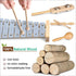 Set LOOIKOOS Toddler Musical Instruments, Eco Friendly Music for Kids Preschool Educational, Natural Wooden Percussion