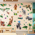 Amaonm Creative Giant Removable Cartoon Zoo Wild Jungle Animals 3D DIY Wall Decals for Kids Bedroom, Living Room,
