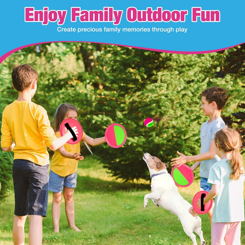 Set, 3 4 5 6 7 8 9 10 4 4 Kids Outdoor Toys - Toss and Catch Game Outside Yard Camping Beach Pool Toys Games for Boys
