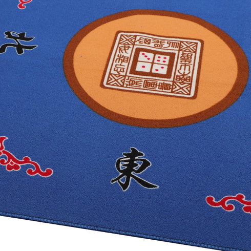 3 31.5 inches,Thick0.1"/2mm) Mahjong Mat with Dice & Carrying Bag, Anti Slip and Noise Reduction Mahjong Table Mat