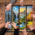 PICKFORU 1000 Season Piece Puzzle for Adults, A Year in a View Jigsaw Puzzles, Nature Art Mountain Scenery Puzzle as