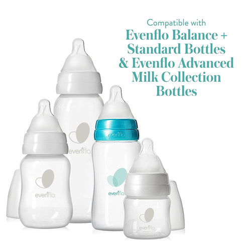(1.5 0 6 Pack Evenflo Balance Plus Standard Neck in) Nipples for use ONLY with Evenflo Balance Plus Standard Neck