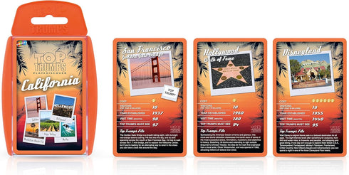 Top Trumps Card Game California, Family Games for Kids and Adults, Learning Card Games for 2 Players and More