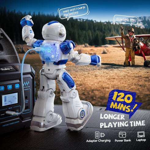 6088 Programmable 36, Ruko Robot with Gesture Cotrol, Remote Control & APP Control, Rechargeable Robots Toys for Boys