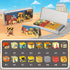 Box-35PCS 3 WMXDU Magnetic Blocks with Magnet Magnet Cubes, Magnetic Tiles Kids Build Cubes Travel Game Toys, Road Trip