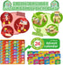 24 Pack 72 Set, 6-12 Dinosaur Party Favors for Kids - Kinds of Animals Building Block Toy Goodie Bags Fillers Classroom