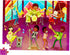 Musical Crossroads Kids Puzzle, 72 Piece Jumbo Jigsaw for Ages 5-9, Music Themed