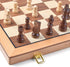 Set, 15 Inches Sets 2 Packed AMEROUS Magnetic Wooden Chess Handmade Wooden Folding Travel Chess Board Game
